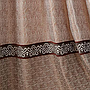 Cotton and linen jacquard curtain fabric