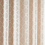 Cotton and linen jacquard curtain fabric
