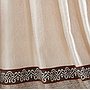 Cotton and linen jacquard curtain fabric