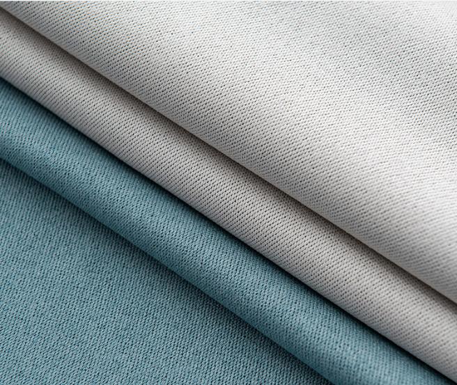 Double-sided linen curtain cloth