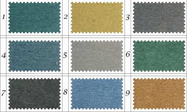 Double-sided linen curtain cloth