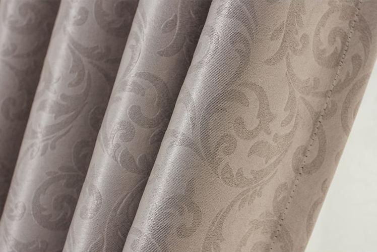 Embossed suede curtain fabric