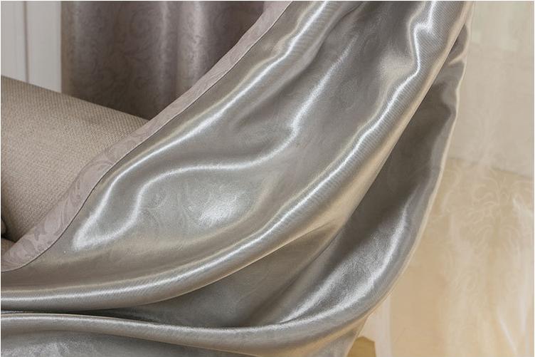 Embossed suede curtain fabric