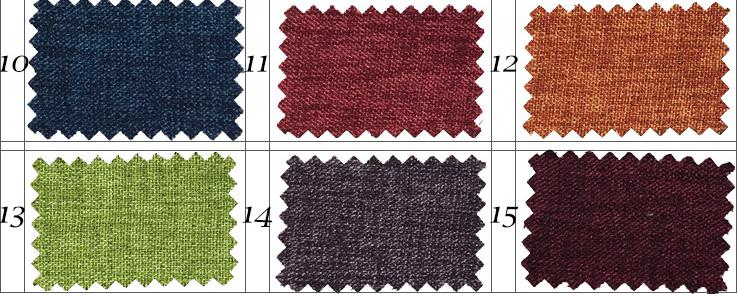 Flat linen curtain fabric