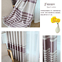 Four streamers embossed curtain fabric