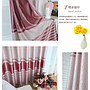 Four streamers embossed curtain fabric