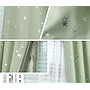Korean hot silver curtain cloth