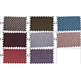 Large grid linen curtain fabric