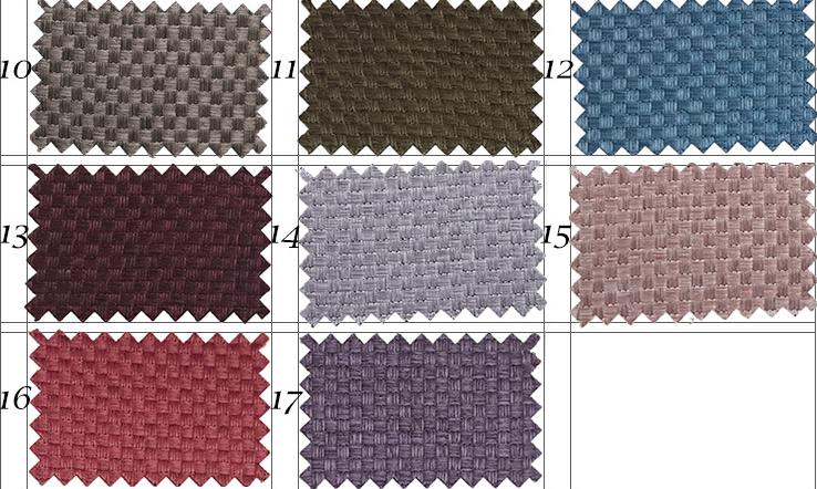 Large grid linen curtain fabric