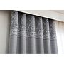 Linen jacquard curtain fabric