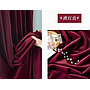 Mink velvet curtain cloth