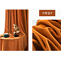 Mink velvet curtain cloth