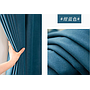 Mink velvet curtain cloth