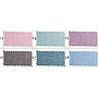 Plaid imitation cotton and linen curtain fabric