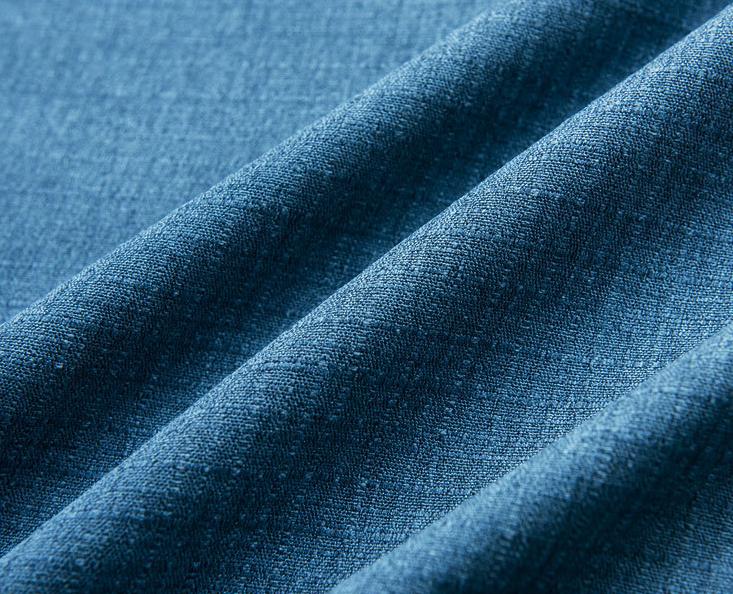 Plaid imitation cotton and linen curtain fabric