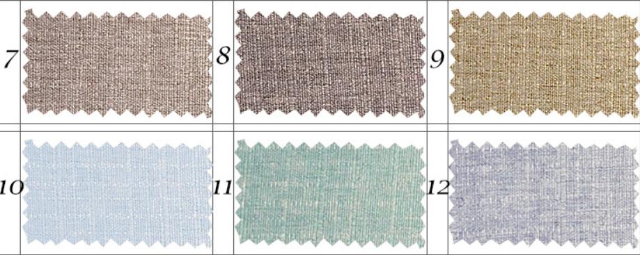 Plaid imitation cotton and linen curtain fabric