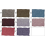 Small grid linen curtain fabric