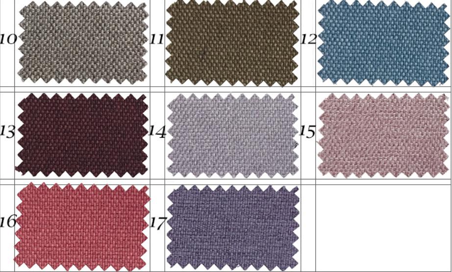 Small grid linen curtain fabric
