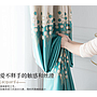 Thickened jacquard curtain fabric