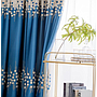 Thickened jacquard curtain fabric