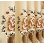 Velvet jacquard embroidered curtain fabric