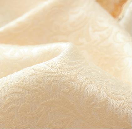 Velvet jacquard embroidered curtain fabric