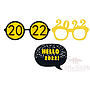 2022 Happy New Year Photo Props