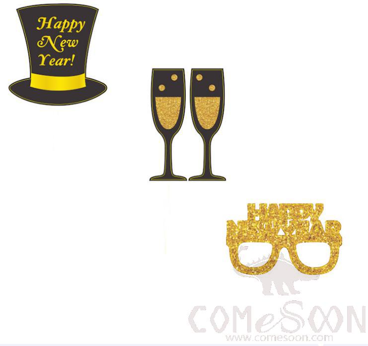 2022 Happy New Year Photo Props