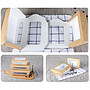 Customized Kraft Food Window Box 970ml