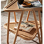 Bamboo and rattan side table-48*48*52cm