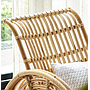 Real rattan woven lounge chair-120*69*83cm