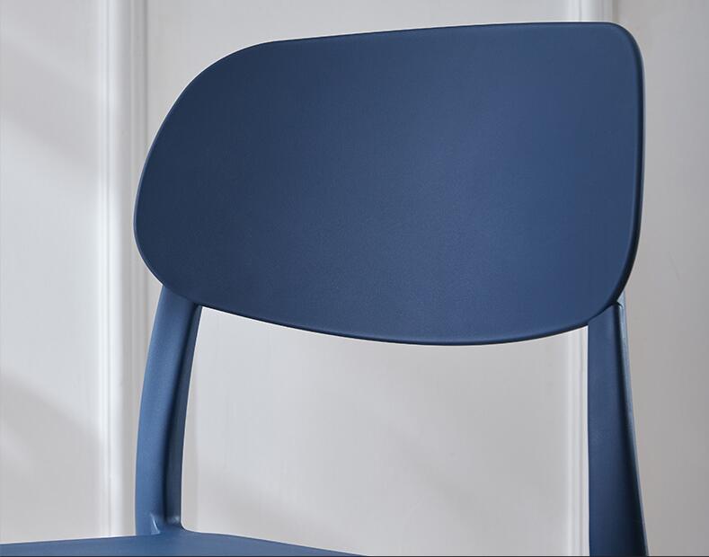 Plastic back chair-45*43*81cm