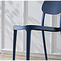 Plastic back chair-45*43*81cm