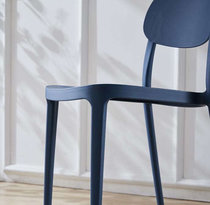 Plastic back chair-45*43*81cm