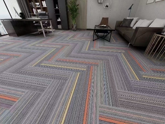 Long striped loop pile stitching carpet-25*100cm