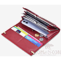 Wallet-PU,18.6*9.6*3.4cm,wine