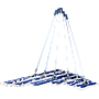 Mop - 16"(40cm) Standard Lobby Mop(With 1.25m Stick)