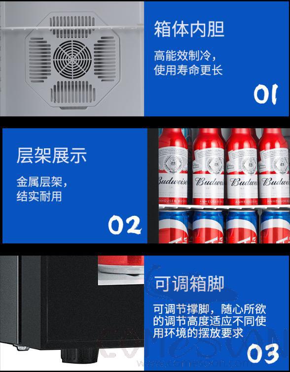 30L Thermoelectric Minibar  Fridge  