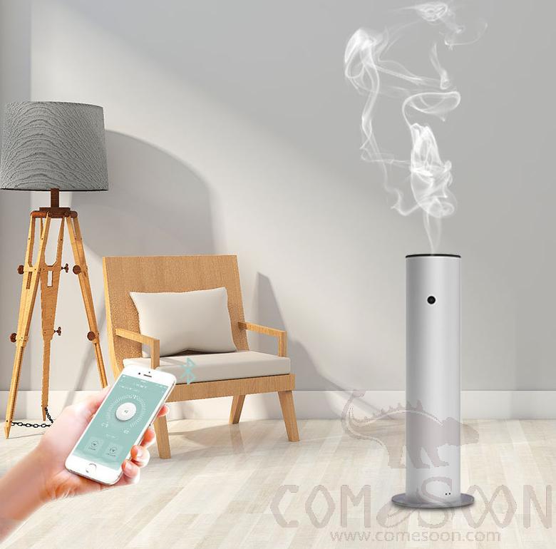 Aroma Diffuser,Aluminum alloy,15W,500ml,113*113*500mm