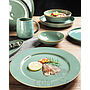 Green Oval Plate 10''