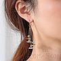 Earring / Dangler / Eardrop / Jewelry        NE345-X
