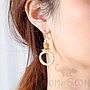 Earring / Dangler / Eardrop / Jewelry        NE348-X