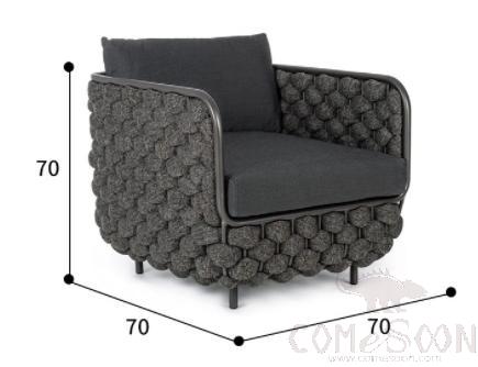 Outdoor rattan sofa,75*75*70cm