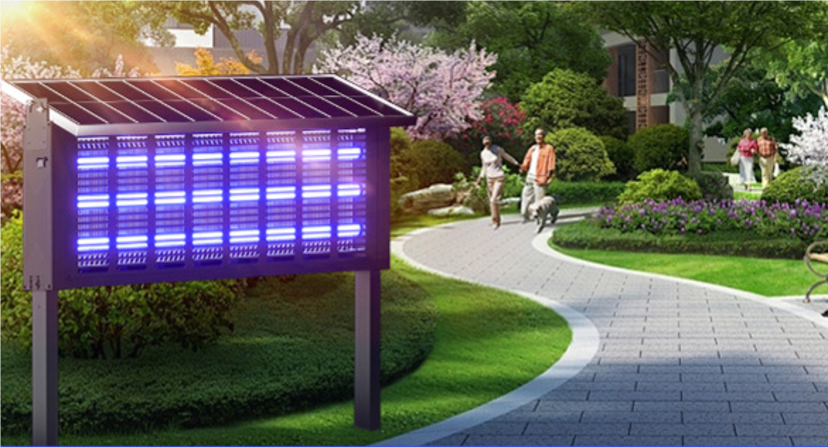 Outdoor Solar Mosquito Killer Light, L67*W35*H107cm