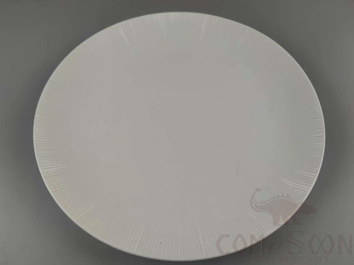 G099 Series 13.75&quot; Round Plate - White