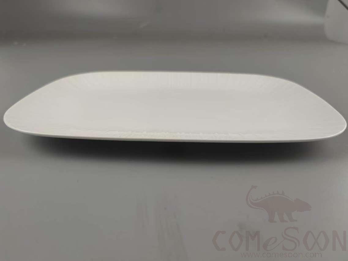 G099 Series 12&quot; Rectangular Plate - White