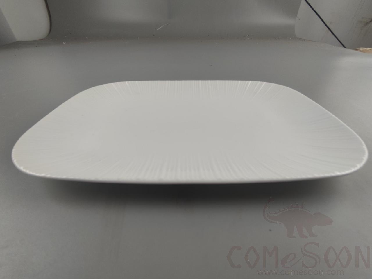 G099 Series 10&quot; Rectangular Plate - White