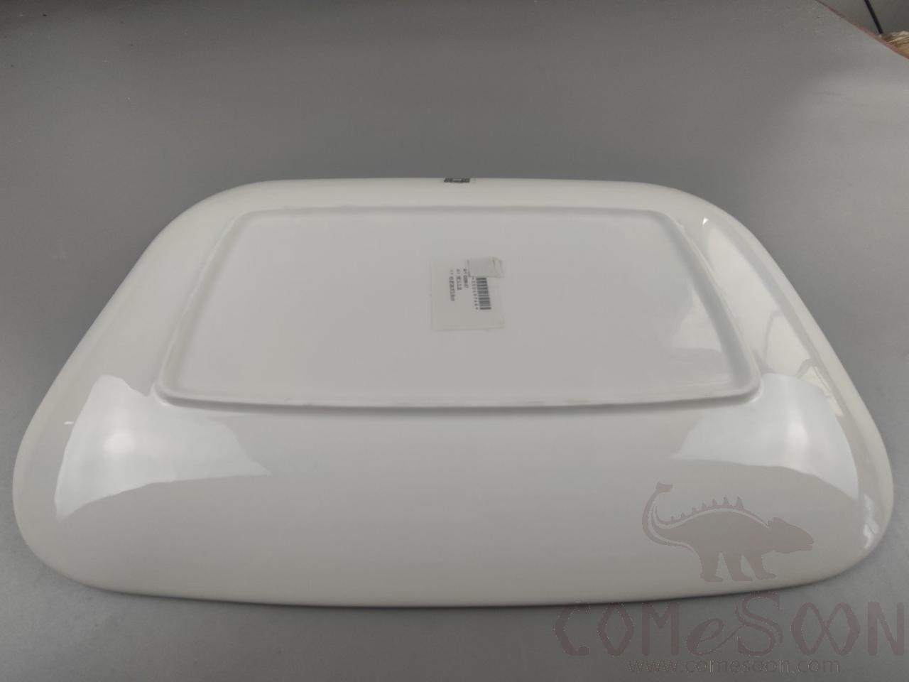 G099 Series 16&quot; Rectangular Plate - White