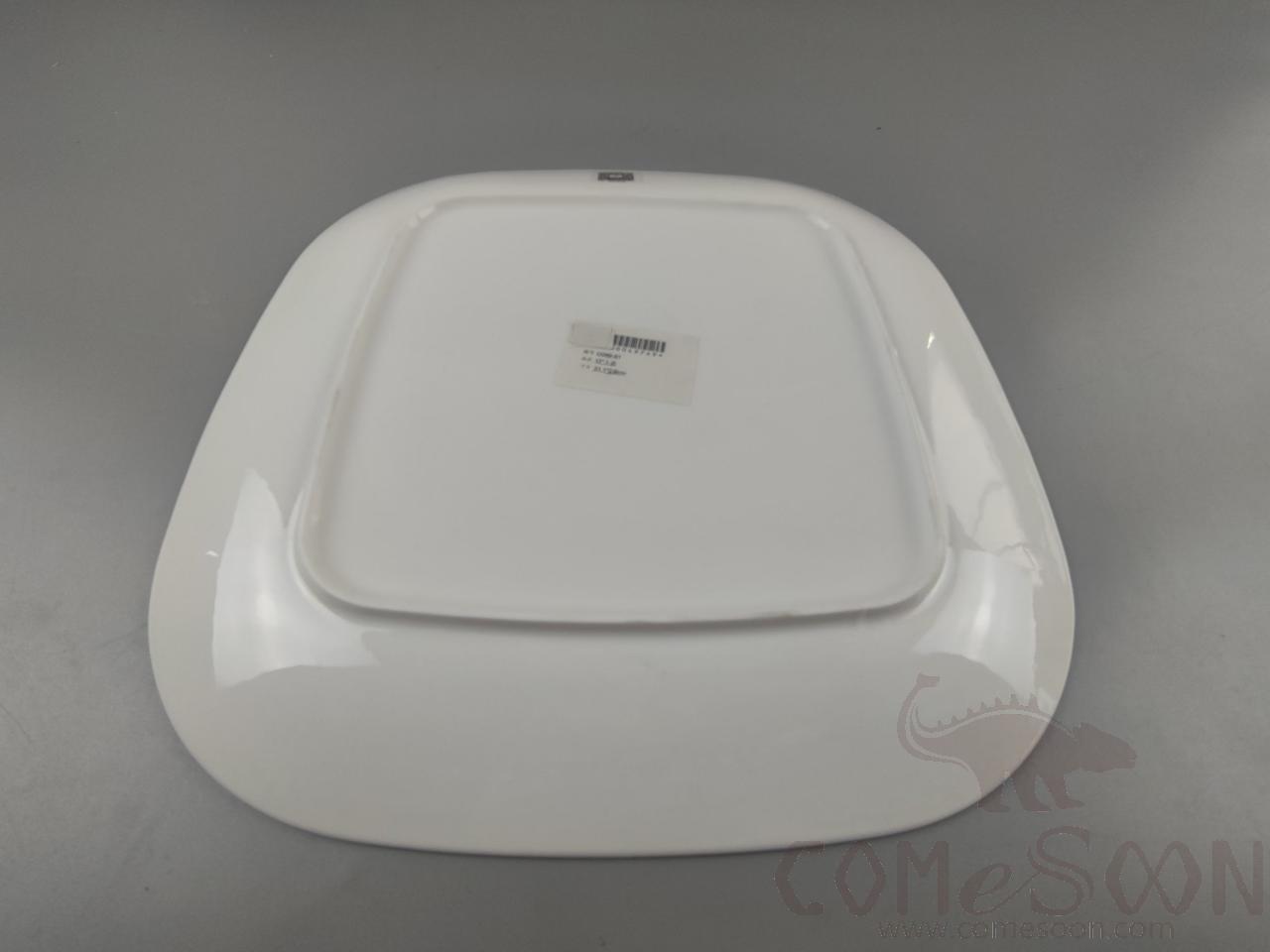 G099 Series 12&quot; Square Plate - White