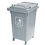 60L Four Wheel Mobile Trash Can Reinforced